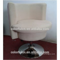 Modern Round Leisure Chair With White Fabric table&chair 526